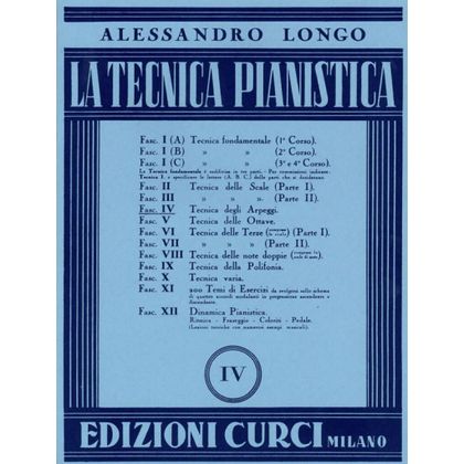 Longo - Tecnica Pianistica Vol. 4 - Tecnica Degli Arpeggi
