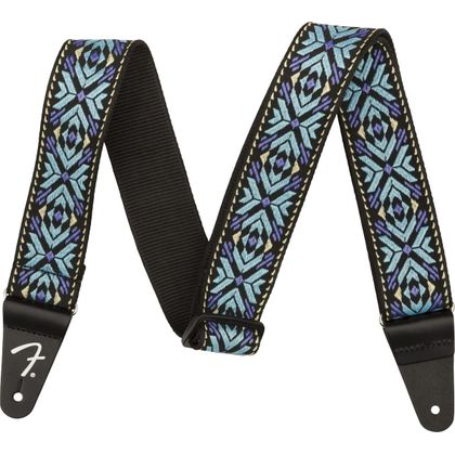 FENDER Tracolla Pasadena Woven Straps Blue Snowflake