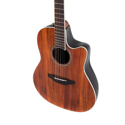 Ovation Celebrity Standard Exotic Mid Depth CS24P-FKOA-G Natural on Exotic Flamed Koa Chitarra acustica elettrificata