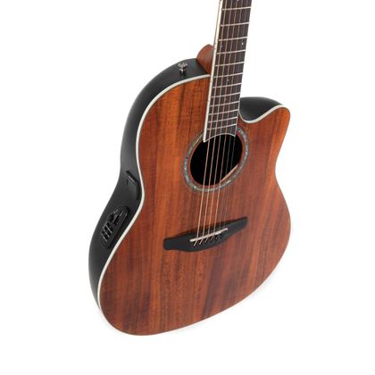 Ovation Celebrity Standard Exotic Mid Depth CS24P-FKOA-G Natural on Exotic Flamed Koa Chitarra acustica elettrificata