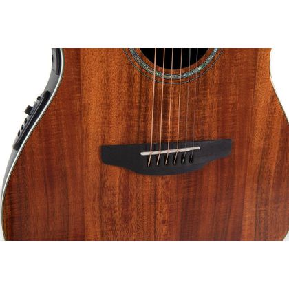 Ovation Celebrity Standard Exotic Mid Depth CS24P-FKOA-G Natural on Exotic Flamed Koa Chitarra acustica elettrificata