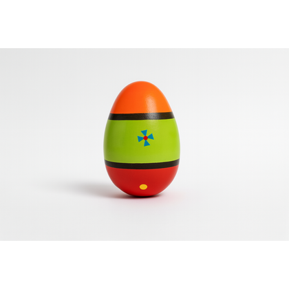 Shaker in Legno - Ovetto Colorato