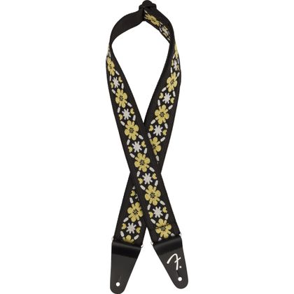 Fender Pasadena Straps Woven Lattice Yellow Clover Tracolla per Chitarra e Basso