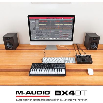 M-AUDIO BX4 BT Coppia di Monitor 4.5" Bluetooth 120W