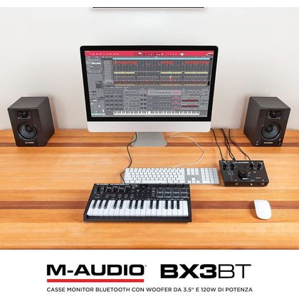 M-AUDIO BX3 BT Coppia di Monitor 3.5" Bluetooth 120W