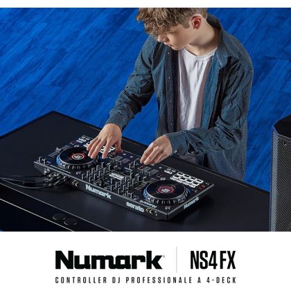 NUMARK NS4FX Controller Serato 4 Canali per DJ