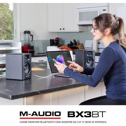 M-AUDIO BX3 BT Coppia di Monitor 3.5" Bluetooth 120W