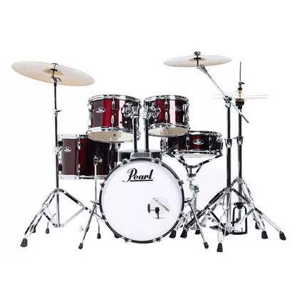 Pearl Roadshow RS585BC/C91 Red Wine Batteria Acustica con 3 Piatti Sabian e Sgabello