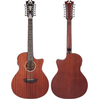 D'ANGELICO Premier Fulton LS Mahogany Satin Chitarra Acustica 12 corde Elettrificata