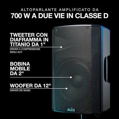 ALTO TX312 Cassa Attiva 12" 700W
