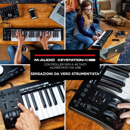 M-AUDIO Keystation 49 MK3 Tastiera MIDI USB 49 Tasti