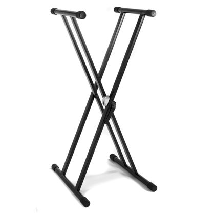 GEWA Stand doppia X per tastiera Easy Gear System VE5 Nero