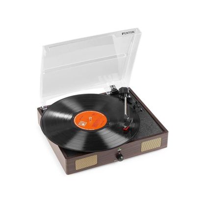 FENTON RP106DW Record Player Dark Wood