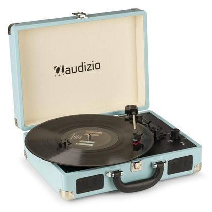 AUDIZIO RP114BL Record Player Briefcase Blue