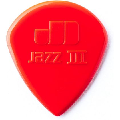 Dunlop 47 Plektren NYLON JAZZ III red 1.38 mm