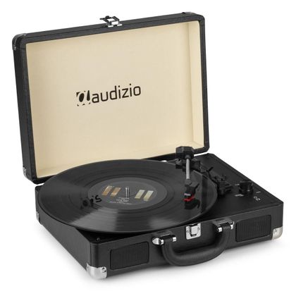 AUDIZIO RP114BK Record Player Briefcase Black Giradischi