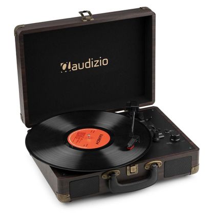AUDIZIO RP116DW Record Player Briefcase with BT In/Out Giradischi