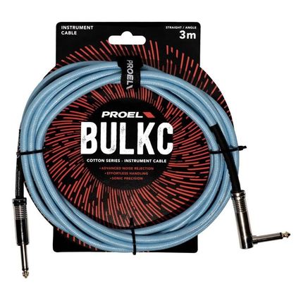 PROEL BULK120CLU3BL Cavo per strumenti 3mt Azzurro