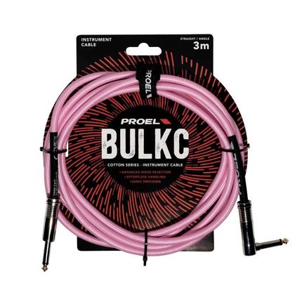 PROEL BULK120CLU3PK Cavo per strumenti 3mt Rosa