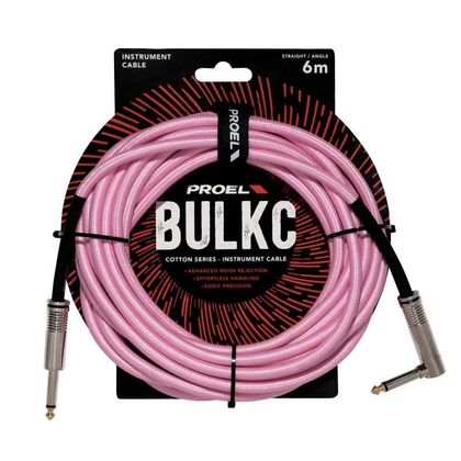 PROEL BULK120CLU6PK Cavo per strumenti 6mt Rosa