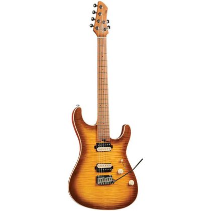 EKO Fire 401 Aurora Flamed Amber Burst Chitarra Elettrica
