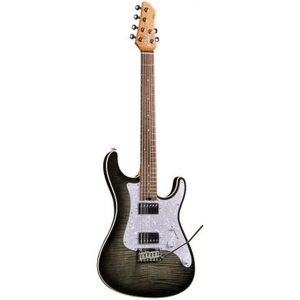 EKO Fire 400 aurora Flamed Grey Burst Chitarra Elettrica