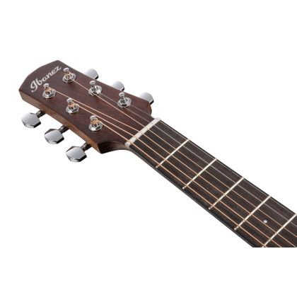 Ibanez AAM70CETBN Transparent Charcoal Burst Low Gloss Top Natural Open Pore Back