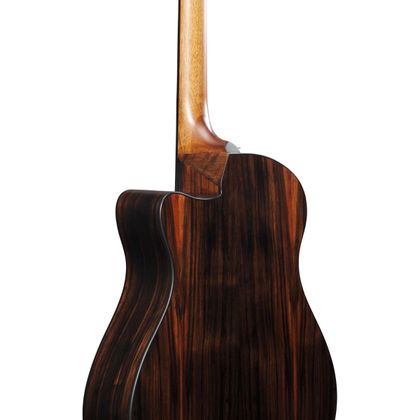 Ibanez AAM70CETBN Transparent Charcoal Burst Low Gloss Top Natural Open Pore Back