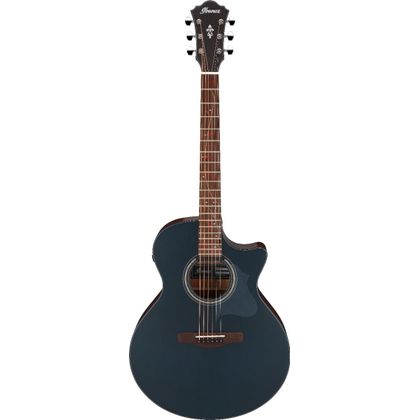 Ibanez AE275 DBF Dark Tide Blue Flat Chitarra Acustica Elettrificata