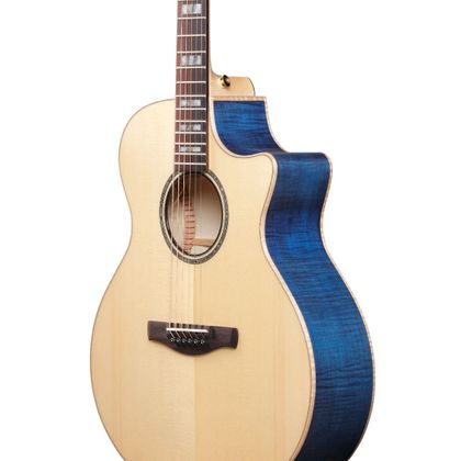 Ibanez AE390NTA Natural High Gloss Top Aqua Blue High Gloss Back And Sides Chitarra Acustica