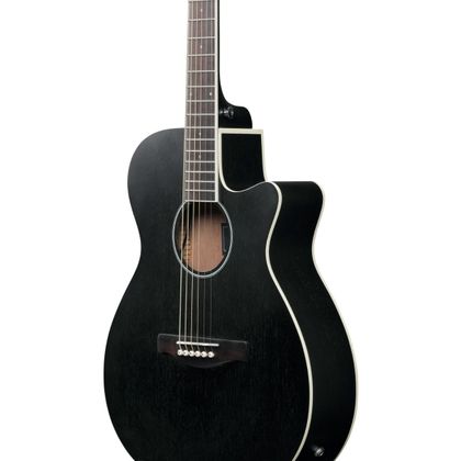 Ibanez AEG7MH Open pore chitarra acustica elettrificata nera