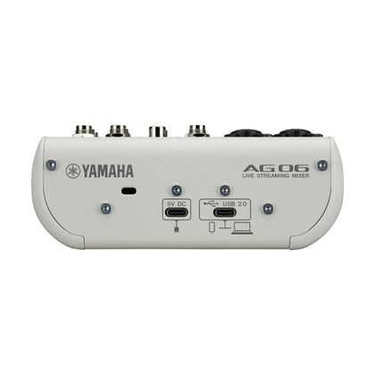 Yamaha AG06MK2 White Mixer USB 6 canali con interfaccia audio Bianco