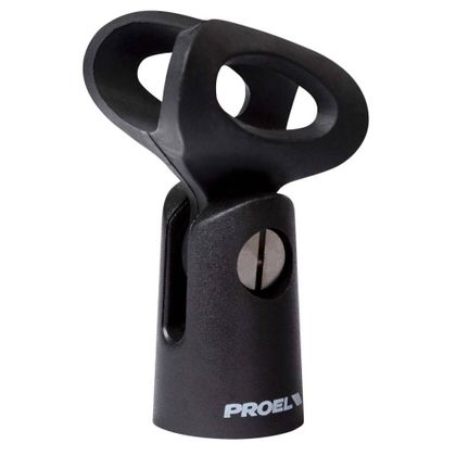 Proel APM35S Supporto piccolo in ABS per microfono (Ø min - max: 22 - 27 mm).
