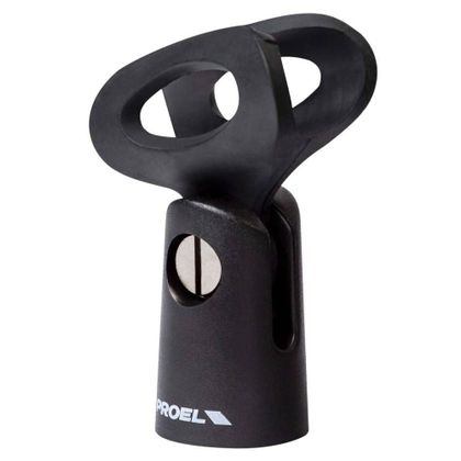 Proel APM35S Supporto piccolo in ABS per microfono (Ø min - max: 22 - 27 mm).