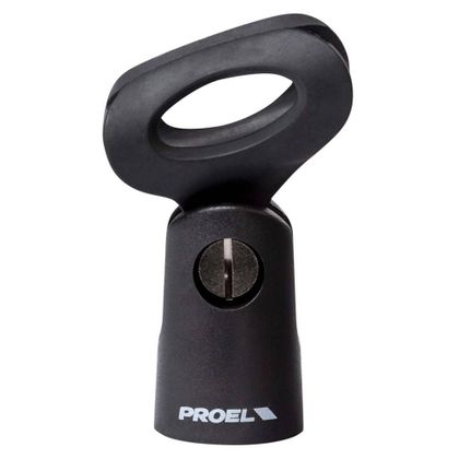 Proel APM35S Supporto piccolo in ABS per microfono (Ø min - max: 22 - 27 mm).