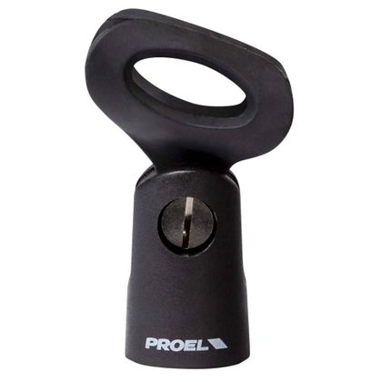 Proel APM35S Supporto piccolo in ABS per microfono (Ø min - max: 22 - 27 mm).