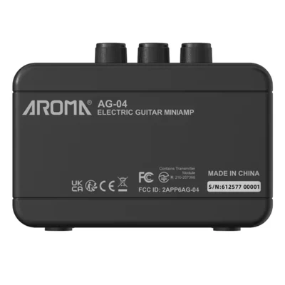 AROMA AG04 Amplificatore per Chitarra Ricaricabile 5W