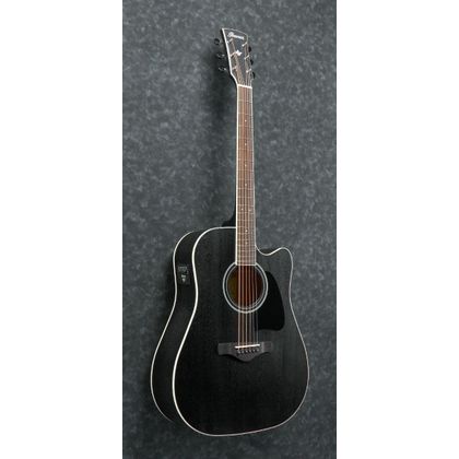 Ibanez AW84CE WK Weathered Black Chitarra Acustica Elettrificata