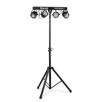 Beamz PartyBar3 9x1W RGB MagicBall + Coppia BARWASH 244 Barra LED
