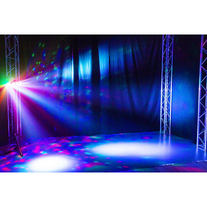 Beamz PartyBar3 9x1W RGB MagicBall + Coppia BARWASH 244 Barra LED