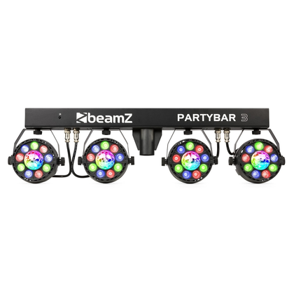 Beamz PartyBar3 9x1W RGB MagicBall + Coppia BARWASH 244 Barra LED
