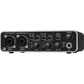 BEHRINGER UMC202HD Interfaccia audio usb con preamp midas e phantom