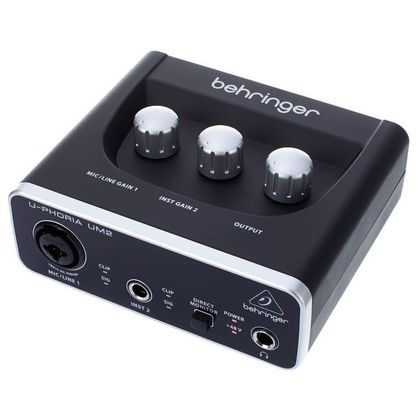 Behringer UPHORIA UM2 interfaccia audio 2x2 usb con phantom +48V