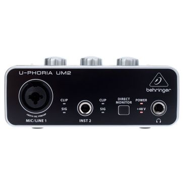 Behringer UPHORIA UM2 interfaccia audio 2x2 usb con phantom +48V