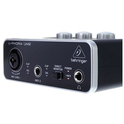 Behringer UPHORIA UM2 interfaccia audio 2x2 usb con phantom +48V