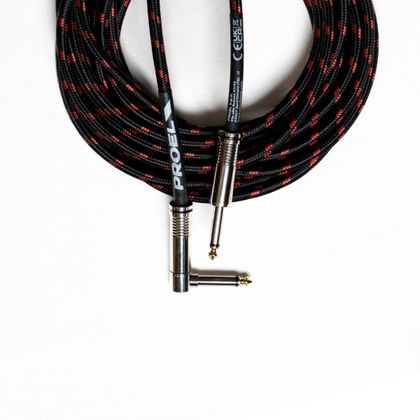 PROEL BULK120CLU6BR Cavo per strumenti 6mt Nero e Rosso