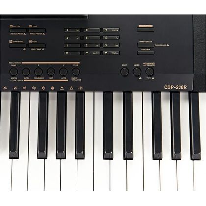 Casio CDP 230R BK Pianoforte digitale 88 tasti con arranger