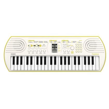 Casio SA-80 mini-tastiera 44 tasti scolastica, con Borsa, Alimentatore e Cuffie