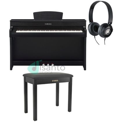 Yamaha Clavinova CLP735 Black Set