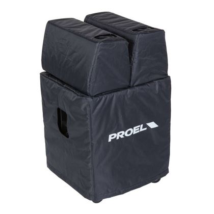 PROEL LT812A Sistema PA Attivo con 2 satelliti + Sub 800W + 2  Supporti + Cover Omaggio